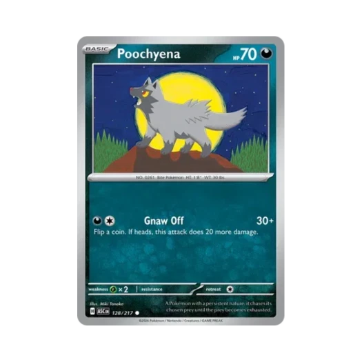 Pokemon TCG Poochyena C Mega Evolution Ascended Heroes (English Ver.)