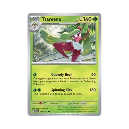 Pokemon TCG Tsareena U Obsidian Flames (English Ver.)