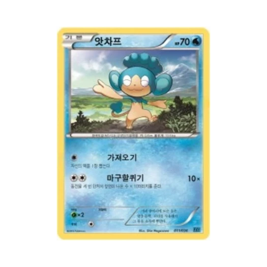 Pokemon TCG Panpour XY First Set Froakie Evolution (Korean Ver.)