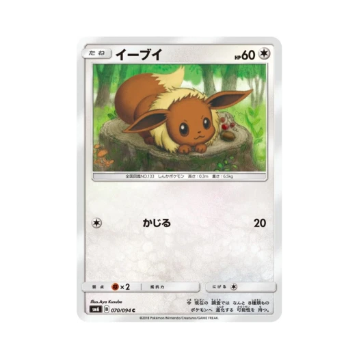Pokemon TCG Eevee C Forbidden Light (Japanese Ver.)