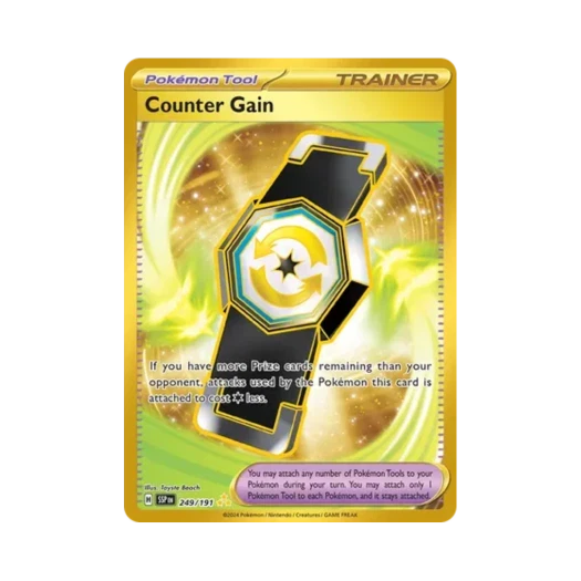 포켓몬 TCG 카운터 게인 HR 서징 스파크 (영문판)