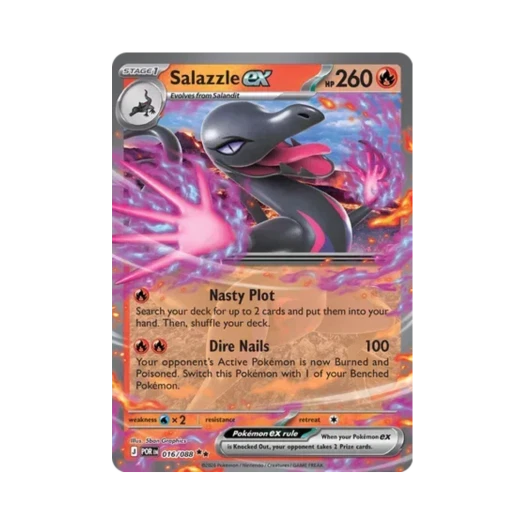 포켓몬 TCG 염뉴트 ex D 퍼펙트 오더 (영문판)