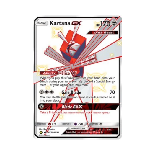 Pokemon TCG Kartana GX RSG Hidden Fates (English Ver.)