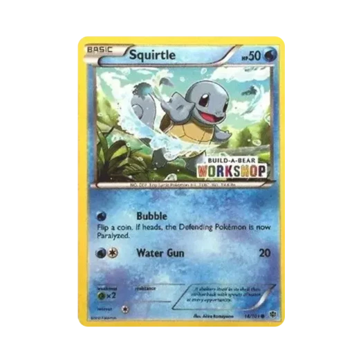 포켓몬 TCG 꼬부기 C 빌드어베어 워크숍 한정 프로모 카드 (영문판) 카드 이미지