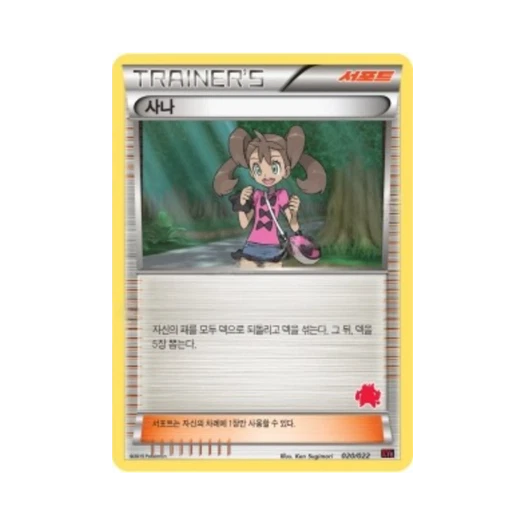포켓몬 TCG 사나 XY 덱 개전 세트 염무왕 ex VS 토게키스 ex (한글판)
