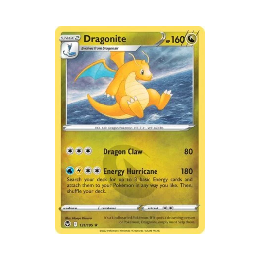 포켓몬 TCG 망나뇽 RH 실버 템페스트 (영문판)