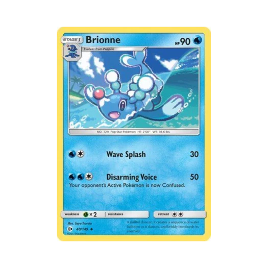 Pokemon TCG Brionne U Sun & Moon (English Ver.)