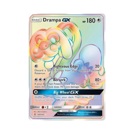 Pokemon TCG Drampa GX RR Guardians Rising (English Ver.)