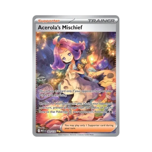 포켓몬 TCG 아세로라의 장난 SIR 메가 에볼루션 (영문판)