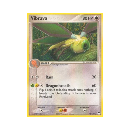 포켓몬 TCG 비브라바 U EX 파워 키퍼스(영문판)