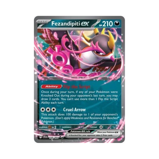 Pokemon TCG Fezandipiti ex DR Shrouded Fable (English Ver.)