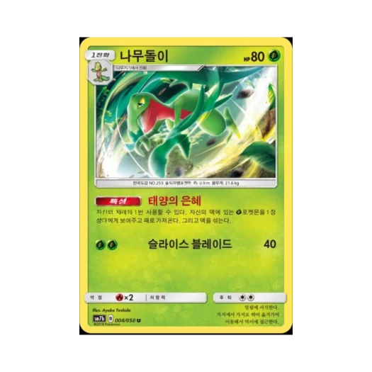 Pokemon TCG Grovyle U Fairy Rise (Korean Ver.)