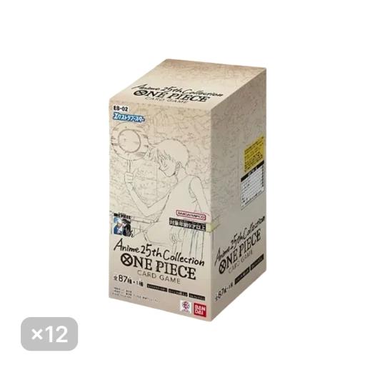 원피스 TCG EB-02 엑스트라 부스터 팩 애니메이션 25주년 컬렉션 12 박스 (288팩/일어판) 카드 이미지