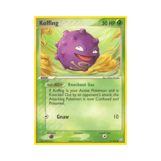포켓몬 TCG 또가스 C EX 로켓단 리턴즈 (영문판)