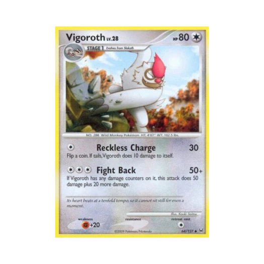 포켓몬 TCG 발바로 U 플래티넘 (영문판)