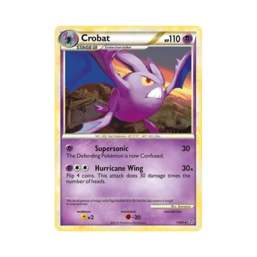 포켓몬 TCG 크로뱃 R 언리쉬드 (영문판)