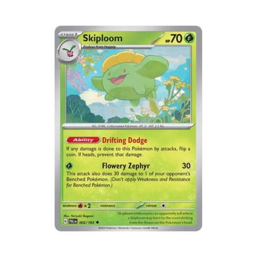 Pokemon TCG Skiploom U Paldea Evolved (English Ver.)