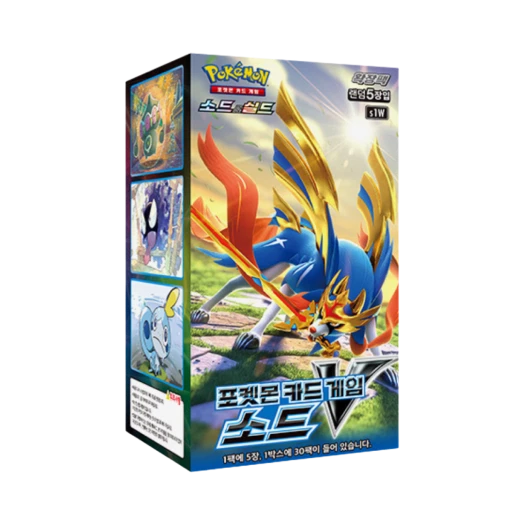 포켓몬 TCG 소드&실드 확장팩 소드V 박스 (30팩/한글판) 카드 이미지