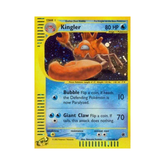 Pokemon TCG Kingler RH Expedition Base Set (English Ver.)