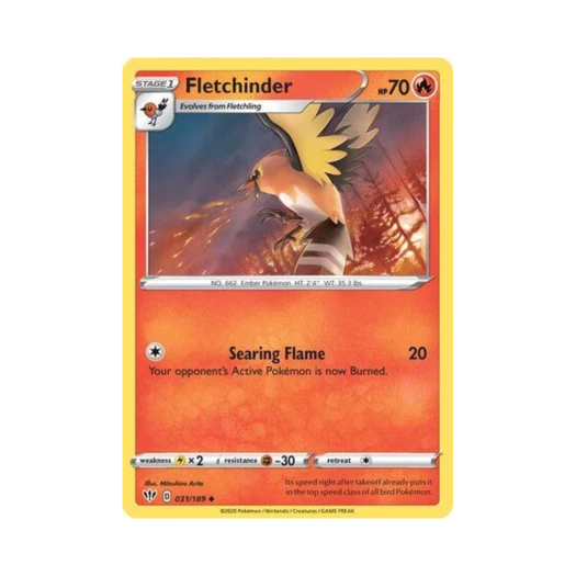 포켓몬 TCG 불화살빈 U 다크니스 어블레이즈 (영문판)