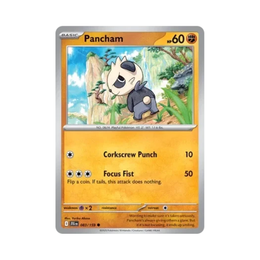 Pokemon TCG Pancham C Journey Together (English Ver.)