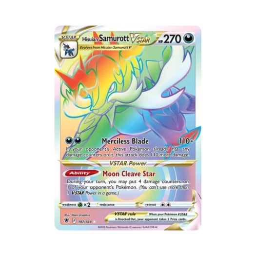 포켓몬 TCG 히스이 대검귀 VSTAR RR 아스트랄 레디안스 (영문판)