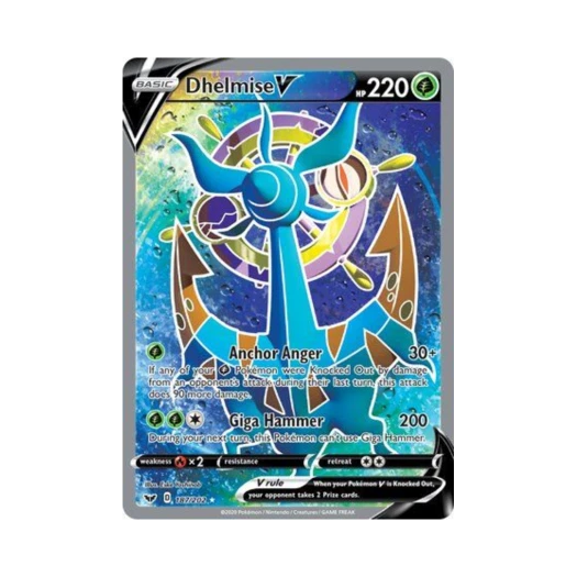 포켓몬 TCG 타타륜 V RU 소드 & 실드 (영문판)