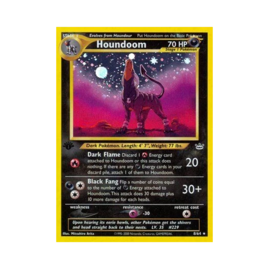 Pokemon TCG Houndoom RH Neo Revelation (English Ver.)