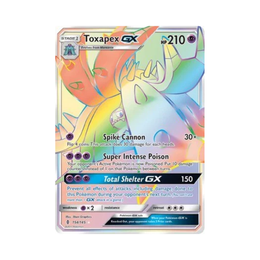 포켓몬 TCG 더시마사리 GX RR 가디언스 라이징 (영문판)