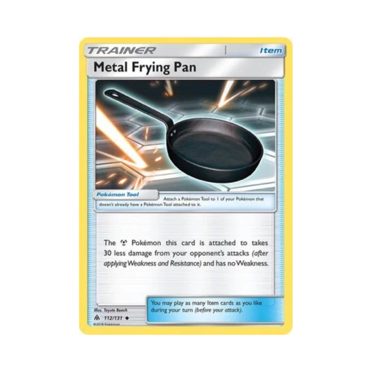 포켓몬 TCG 강철 프라이팬 U 포비든 라이트 (영문판)