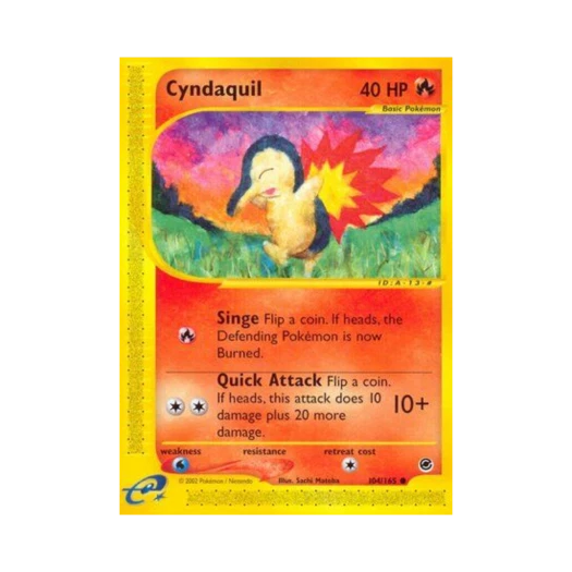 Pokemon TCG Cyndaquil C Expedition Base Set (English Ver.)