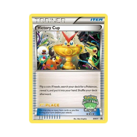 포켓몬 TCG 빅토리 컵 P 블랙 & 화이트 프로모카드 (영문판)