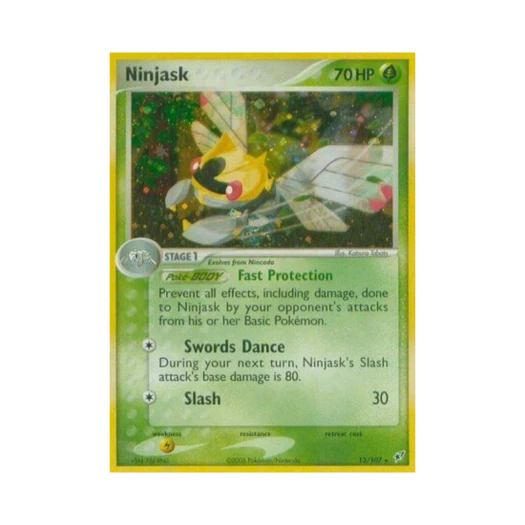 포켓몬 TCG 아이스크 RH EX 테오키스 (영문판)