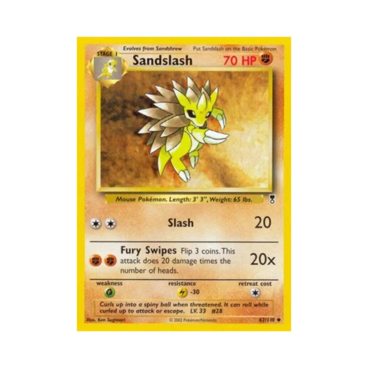 Pokemon TCG Sandslash U Legendary Collection (English Ver.)