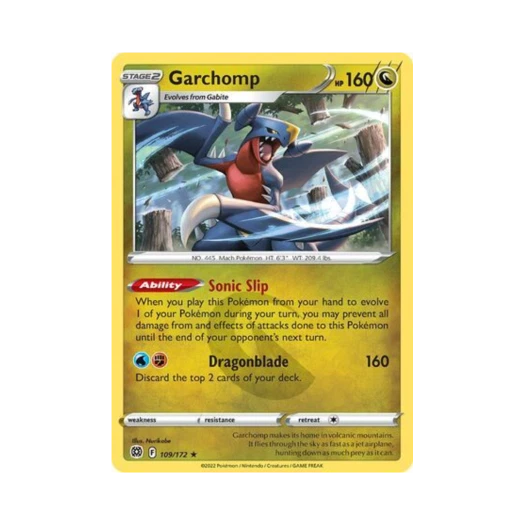 Pokemon TCG Garchomp RH Brilliant Stars (English Ver.)