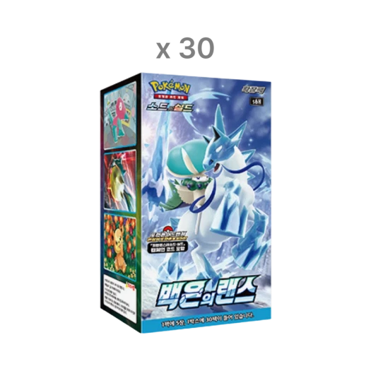 Pokemon TCG Sword & Shield Expansion Pack Silver Lance 30 Boxes (Total Pack of 900/Korean Ver.)
