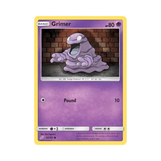 포켓몬 TCG 질퍽이 C 팀업 (영문판)