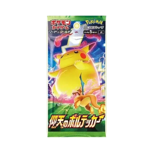 포켓몬 TCG 소드&실드 확장팩 앙천의 볼드태클 팩 (5장/일어판) 카드 이미지