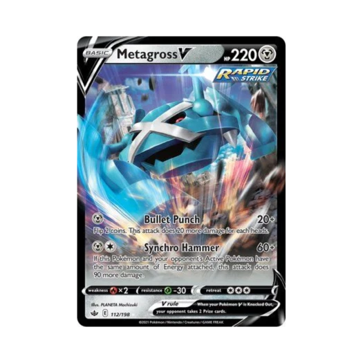 포켓몬 TCG 메타그로스 V HRV 칠링 레인 (영문판)