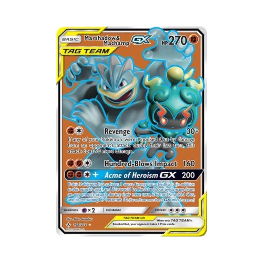 포켓몬 TCG 마샤도 & 괴력몬 GX RU 언브로큰 본즈 (영문판)