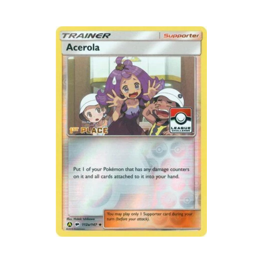 포켓몬 TCG 아세로라 U 옐로우 A 얼터네이트 (영문판)