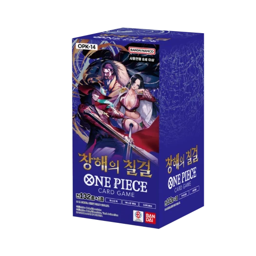 원피스 TCG OPK-14 부스터 팩 창해의 칠걸 박스 (24팩/한글판) 상품 이미지