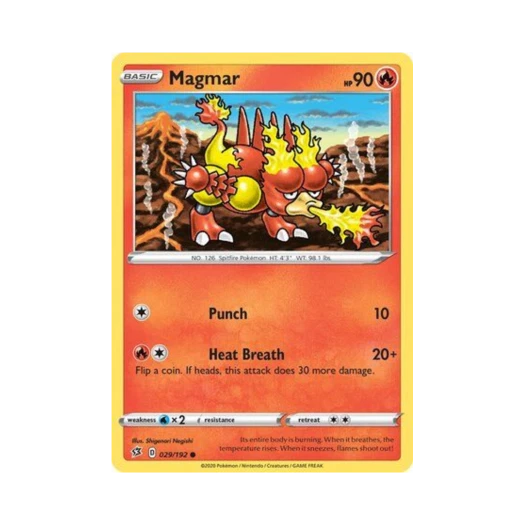 포켓몬 TCG 마그마 C 레벌 크래시 (영문판)