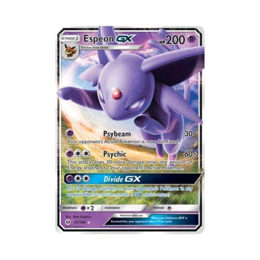 Pokemon TCG Espeon GX RHG Sun & Moon (English Ver.)