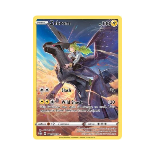Pokemon TCG Zekrom RH Brilliant Stars (English Ver.)