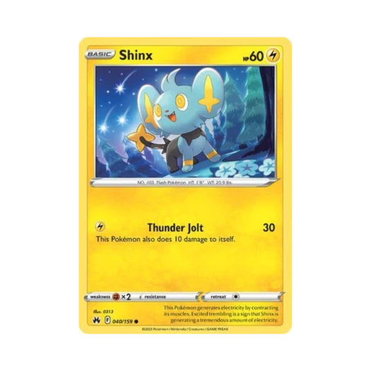 포켓몬 TCG 꼬링크 C 크라운 제니스 (영문판)