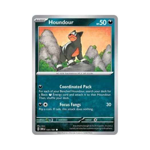 포켓몬 TCG 델빌 C 옵시디언 플레임즈 (영문판) 카드 이미지