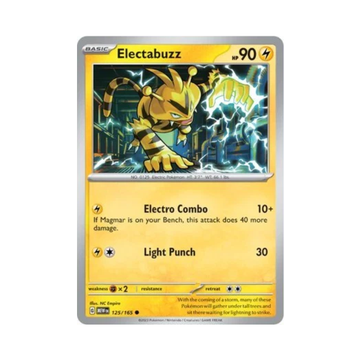 Pokemon TCG Electabuzz C Scarlet & Violet 151 (English Ver.)