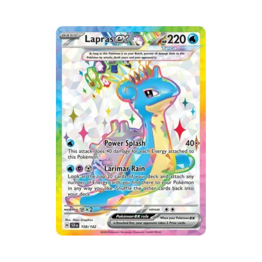 포켓몬 TCG 라프라스 ex UR 스텔라 크라운 (영문판)