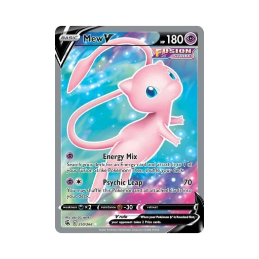 포켓몬 TCG 뮤 V RU 퓨전 스트라이크 (영문판)
